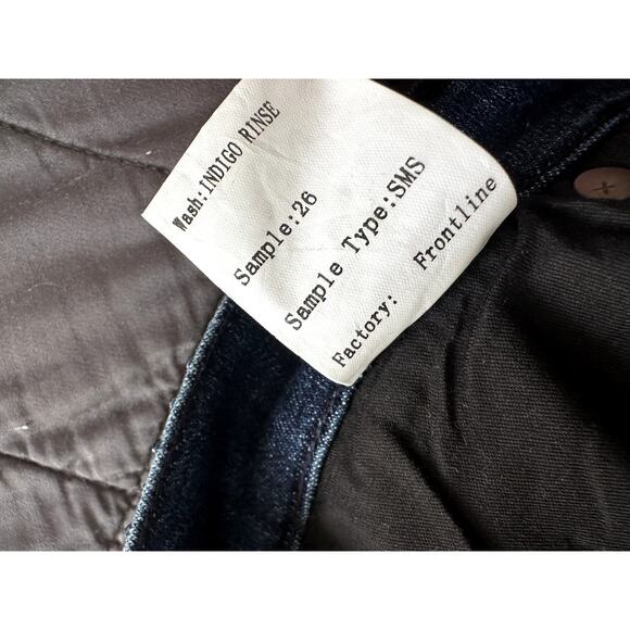 Veronica Beard Carson High Rise Ankle Flare Jeans Rhinestones Indigo Size 26 New - Picture 10 of 11